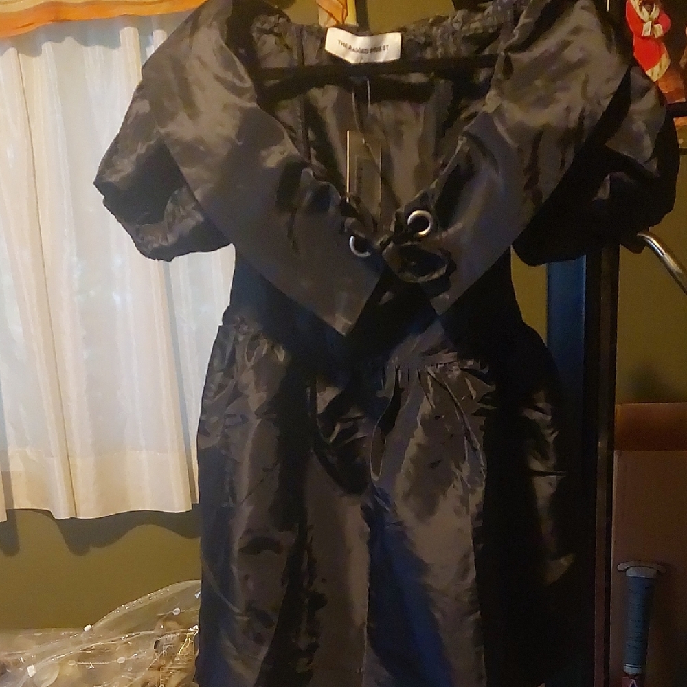 The Ragged Priest Black Taffeta Dress